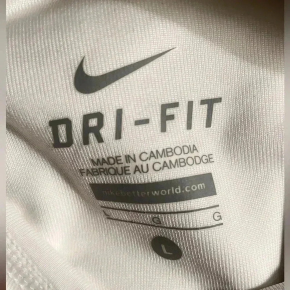 Nike white Dri-FIT Victory Golf pickle ball tennis Skirt skirt  L - Picture 4 of 4